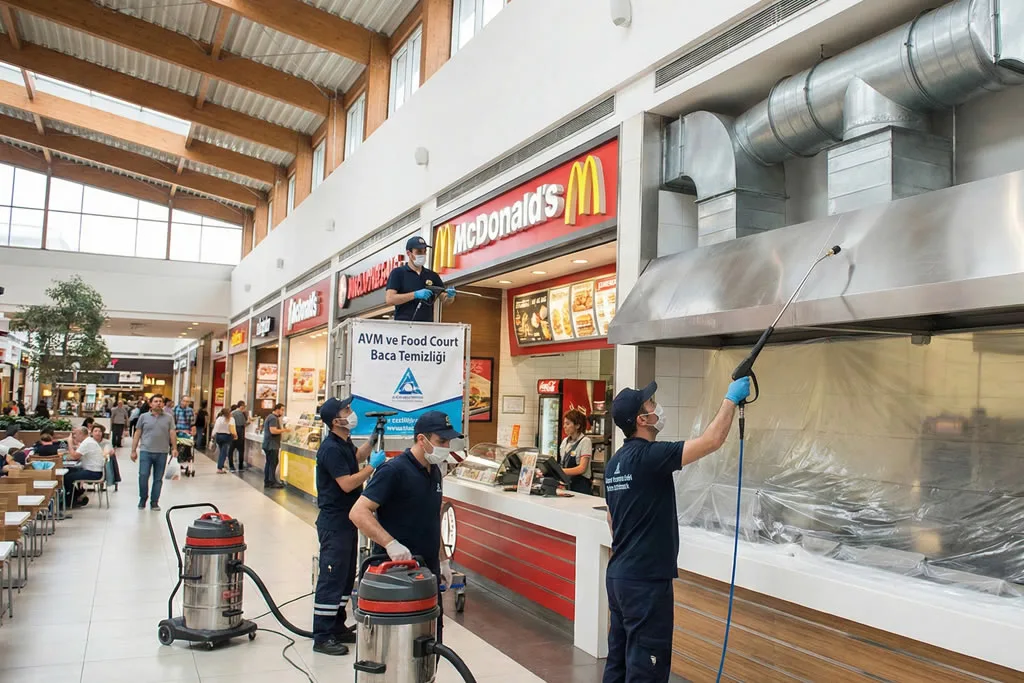 Fabrika Yemekhaneleri İçin Vardiya Arası Hızlı ve Etkili Baca Temizliği